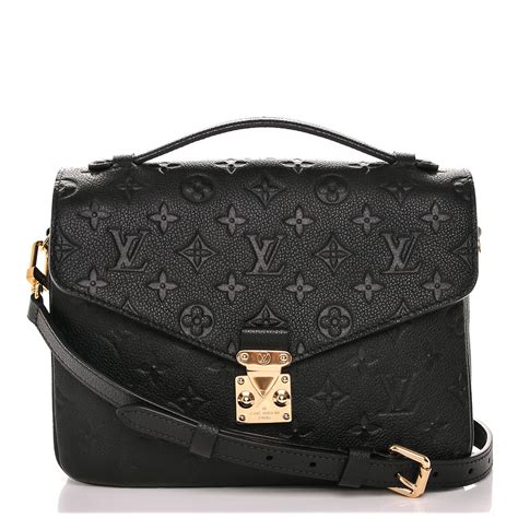 louis vuitton pochette metis black monogram|louis vuitton metis crossbody.